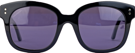 Sierra (Black/Black) / Classic Italian Artistry with Modern Design /  High-Quality Acetate