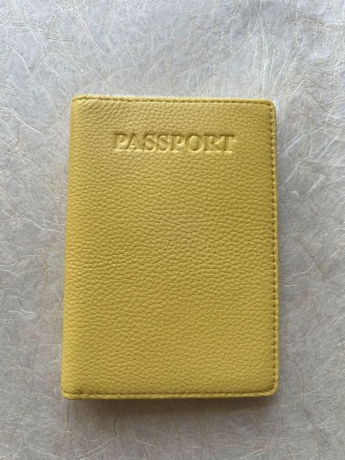 Sophia Full Grain Leather Passport Cover with Card Slot