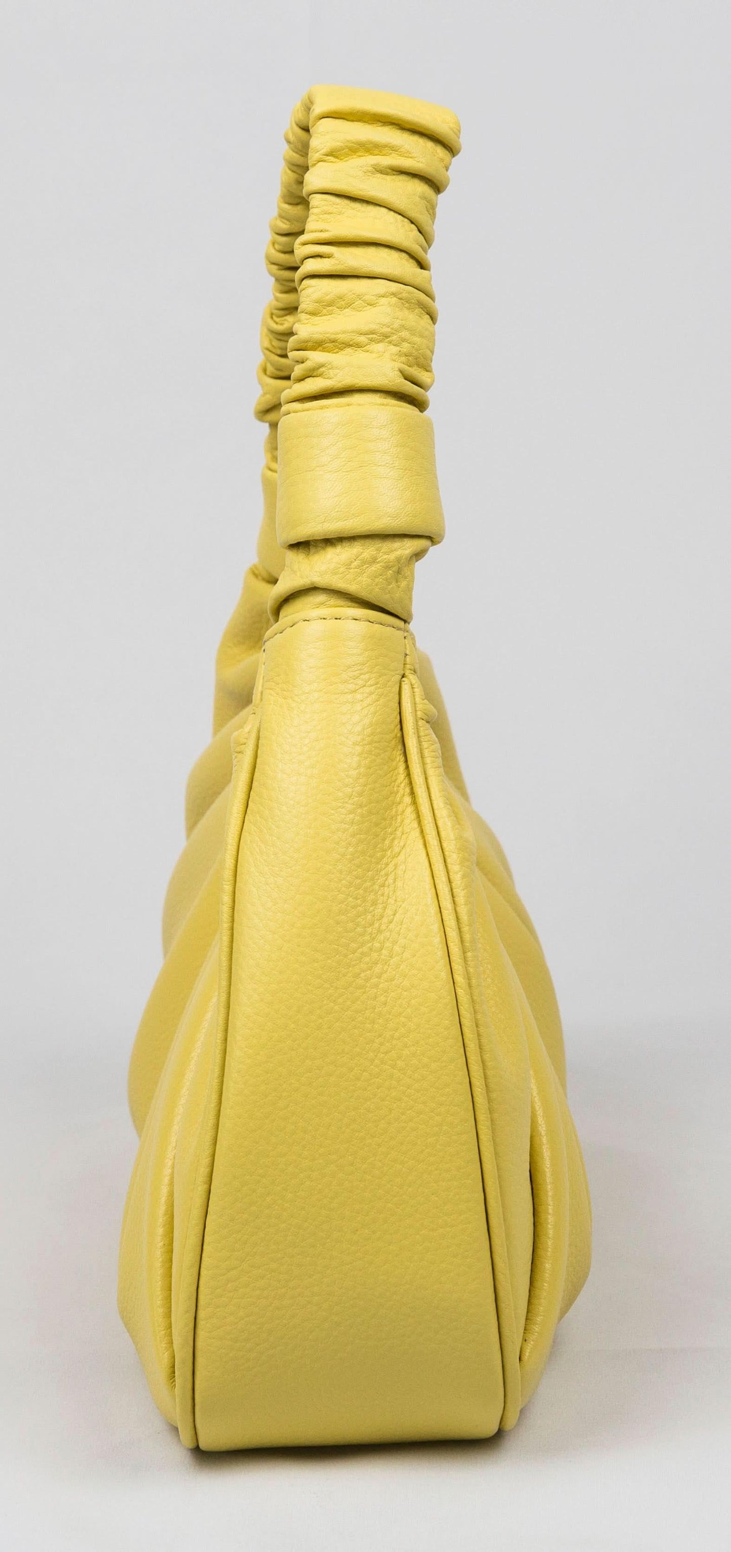 Full-Grain Leather Hobo Bag for Women – Sophia Soft Pebbled Shoulder Bag
