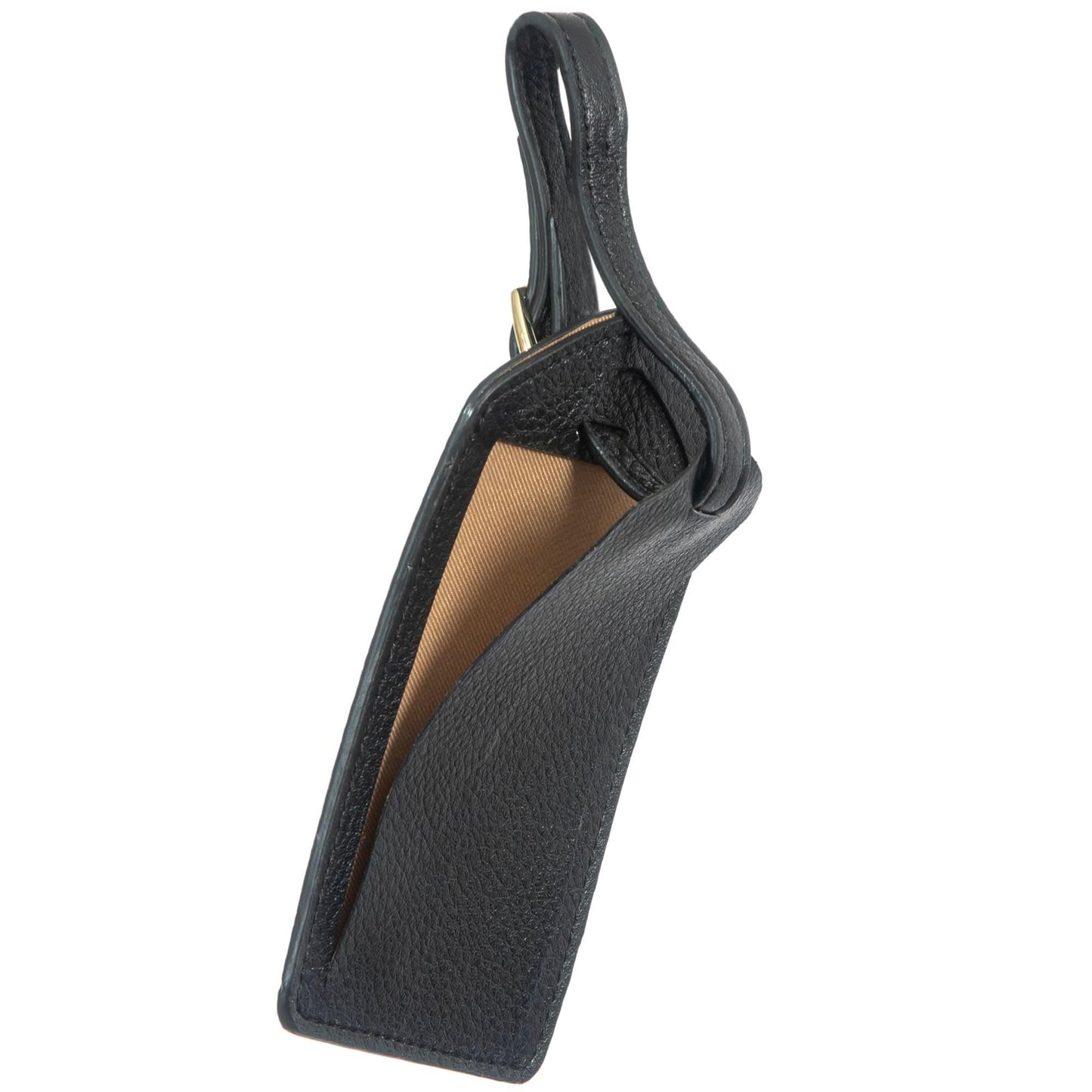 Full Grain Leather Luggage Tag – Sophia Premium Travel Bag Tag
