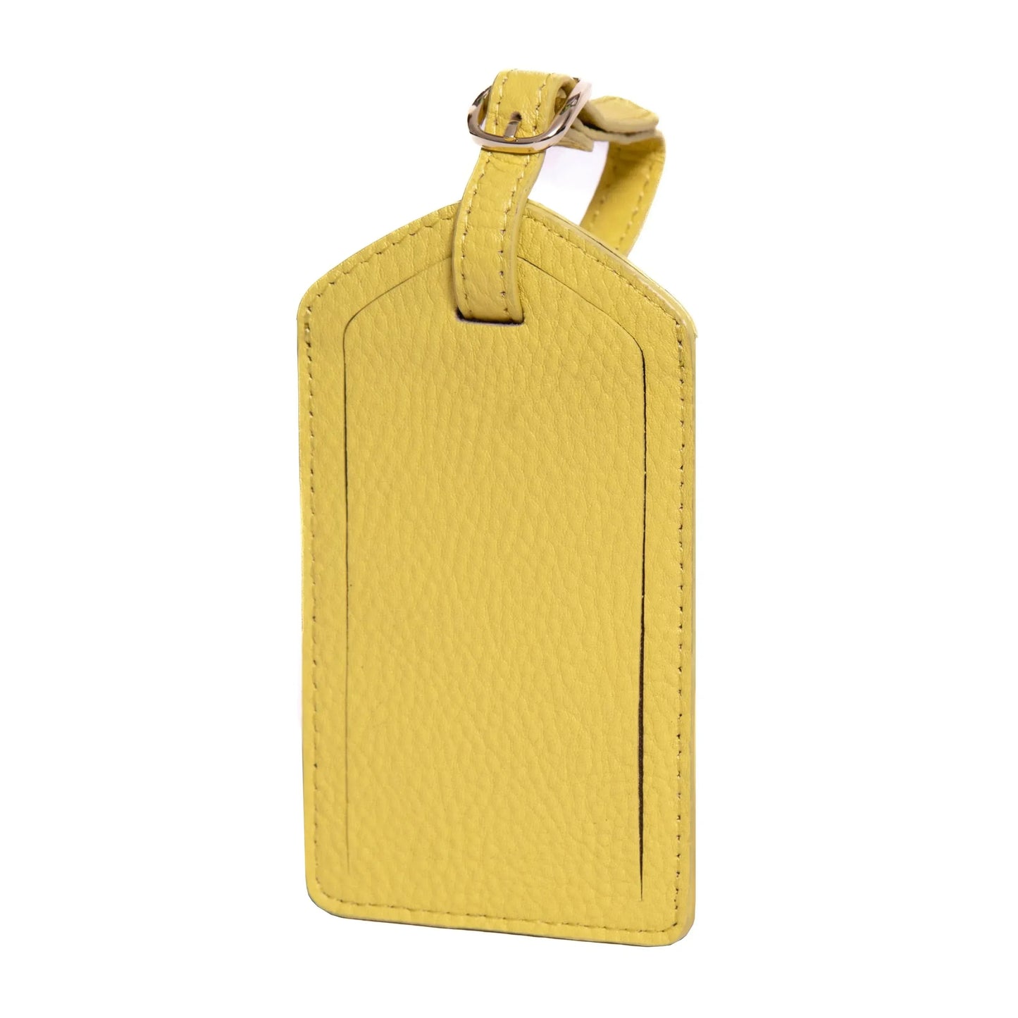 Full Grain Leather Luggage Tag – Sophia Premium Travel Bag Tag
