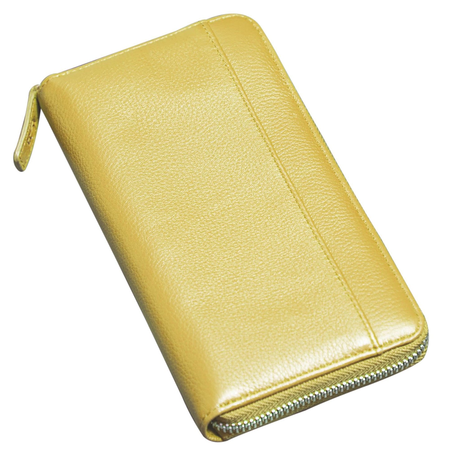 Full-Grain Leather Zip-Around Wallet for Women – Sophia Travel & Everyday Wallet