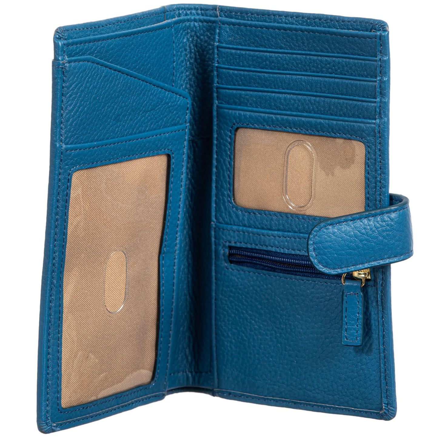 Sophia Full Grain Leather Travel Wallet with Passport Slot