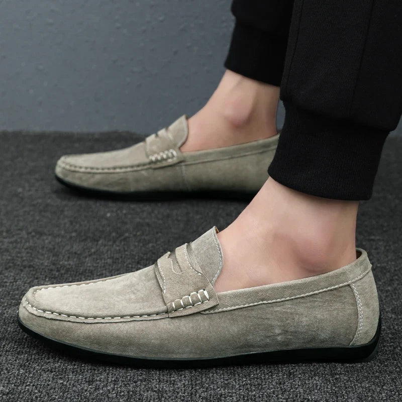 Spring/Summer Suede Men Loafers