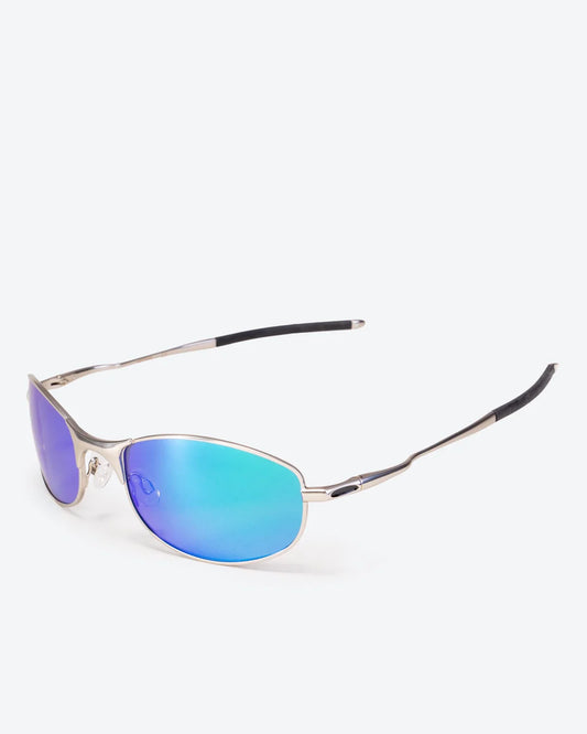 Ironclad - Sapphire Polarized Lenses, Chrome Frame