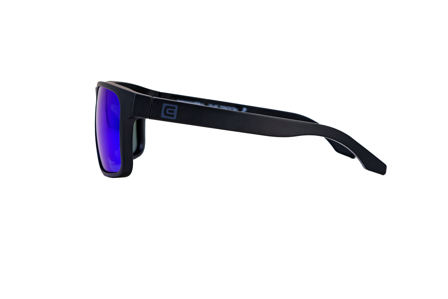 Triton (Black/Dark Blue) - Floatable / Dark Blue Mirrored Lenses / Oleo-Hydrophobic Treatment / 100% U V Protection