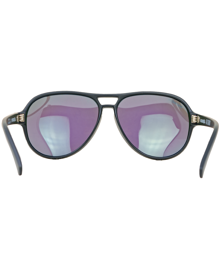 Casino (Black/Green Mirror Polarized Lens) / TR90 Swiss Nylon Memory Frame / Crafted in Italy