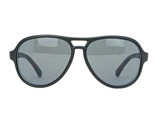 Casino (Black/Grey Polarized Lens) / TR90 Swiss Nylon Memory Frame / Crafted in Italy / Clear Distortion Free Optics