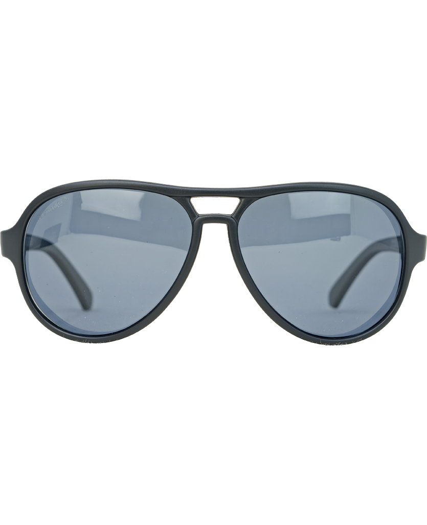Casino (Black/Grey Lens) /  TR90 Swiss Nylon Memory Frame / Crafted in Italy /  Durable Feather-Weight