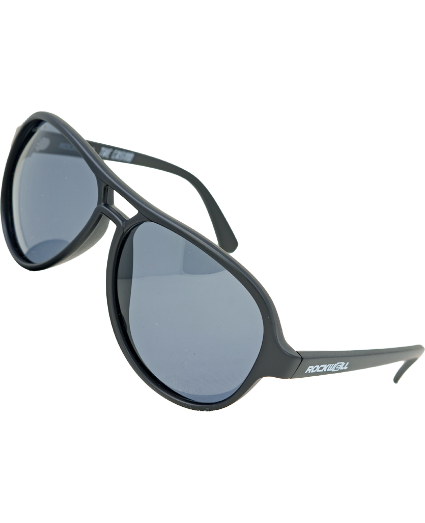 Casino (Black/Grey Lens) /  TR90 Swiss Nylon Memory Frame / Crafted in Italy /  Durable Feather-Weight