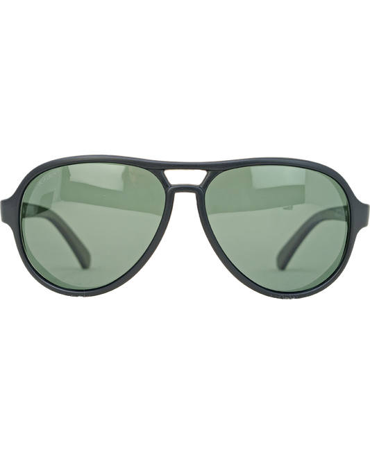 Casino (Black/Green Polarized Lens) / TR90 Swiss Nylon Memory Frame / Crafted in Italy