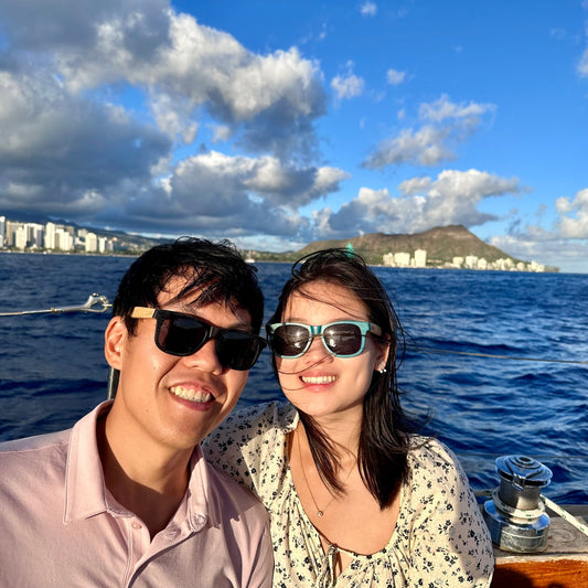 Aina Nalu / Polarized Sustainable Bamboo Wood Floating Sunglasses / TAC Scratch-Resistant