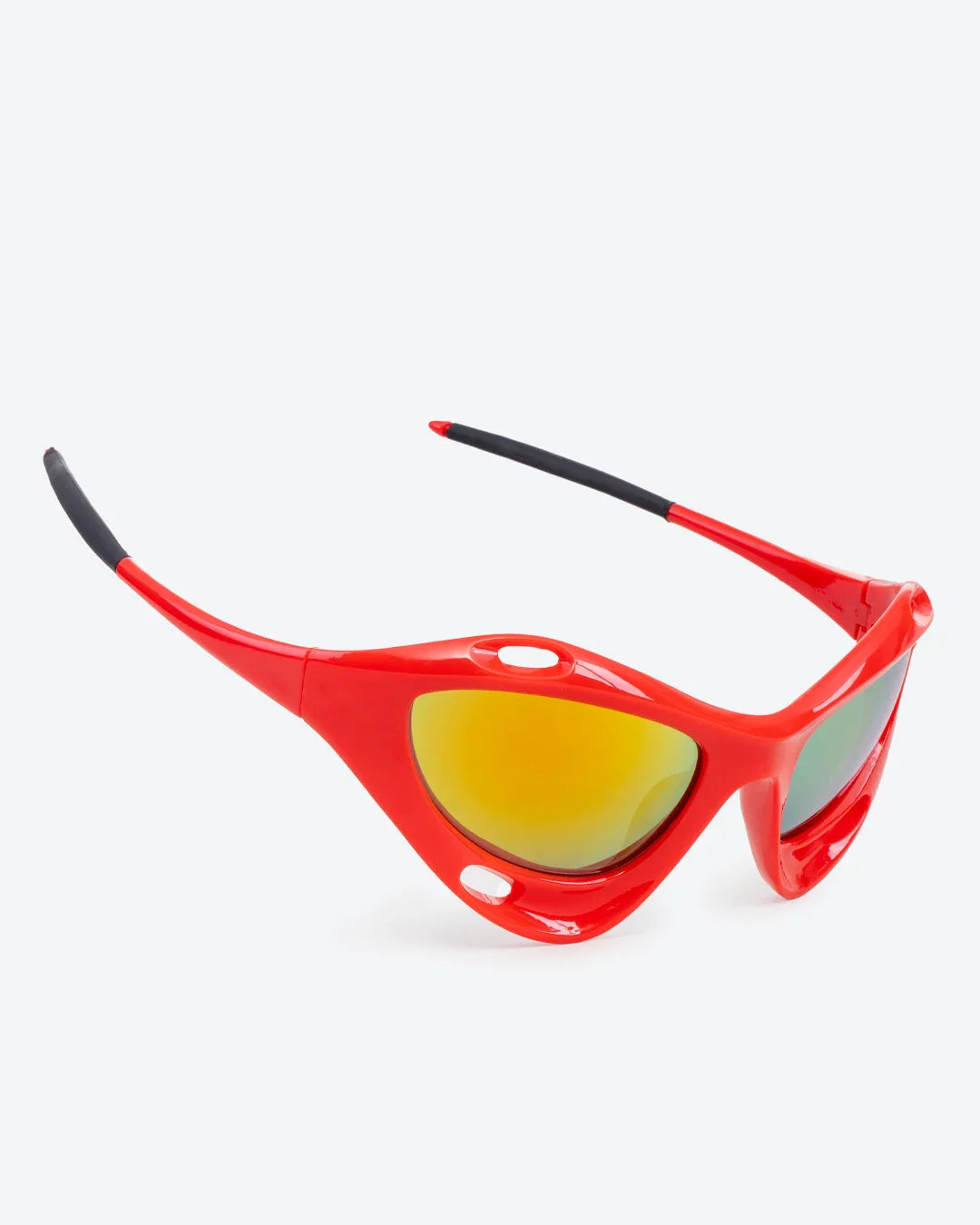 Vortex - Gold Mirrored Lenses, Red Frame
