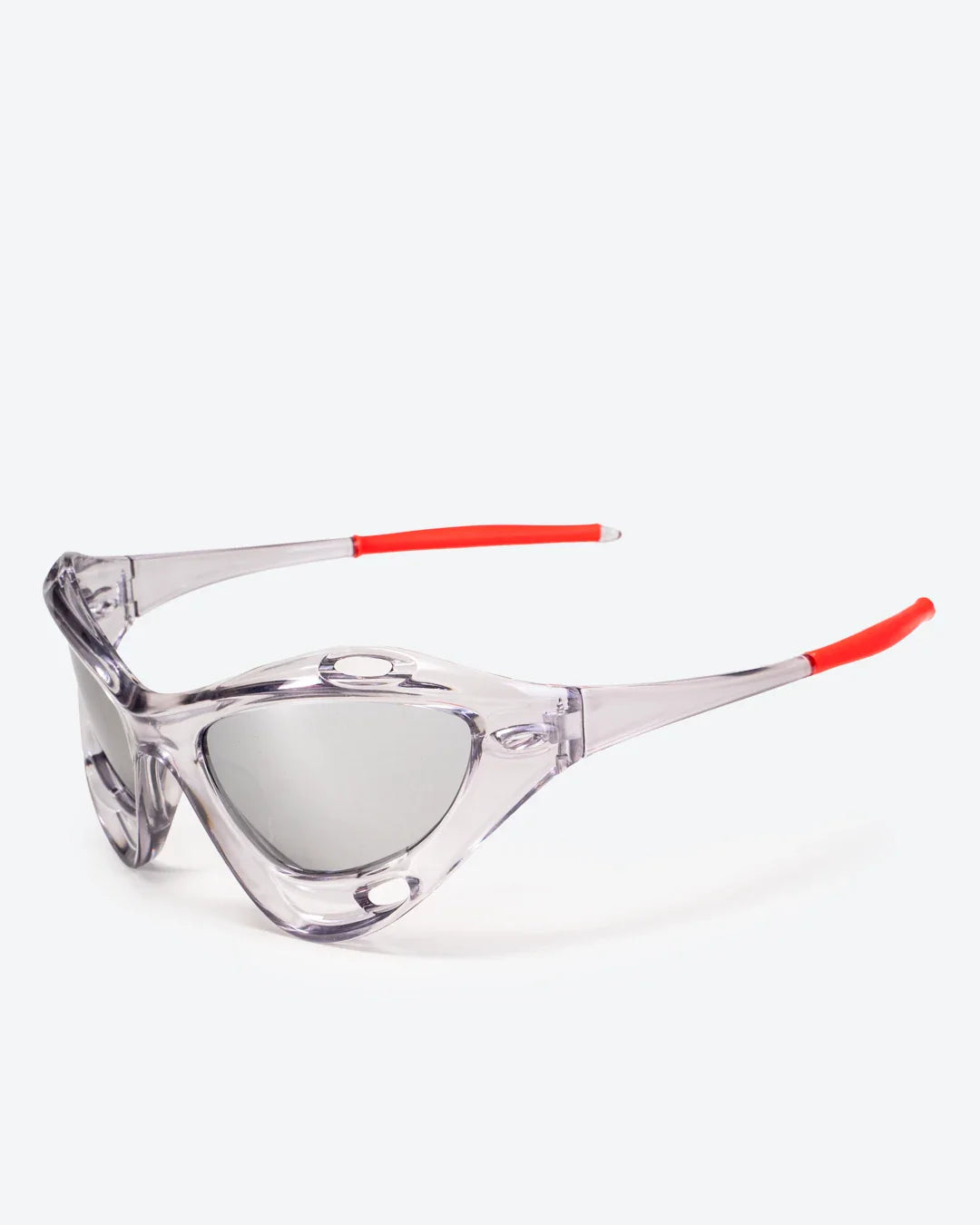 Vortex - Gold Mirrored Lenses, White Frame