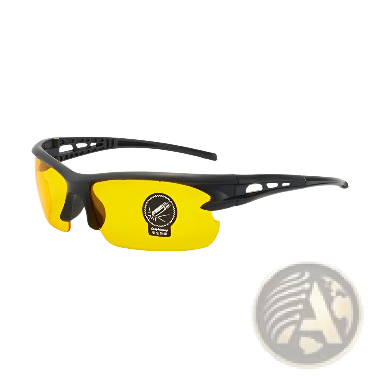 Aerodynamic Aerodynamic Sports Sunglasses with High Visibility Lenses