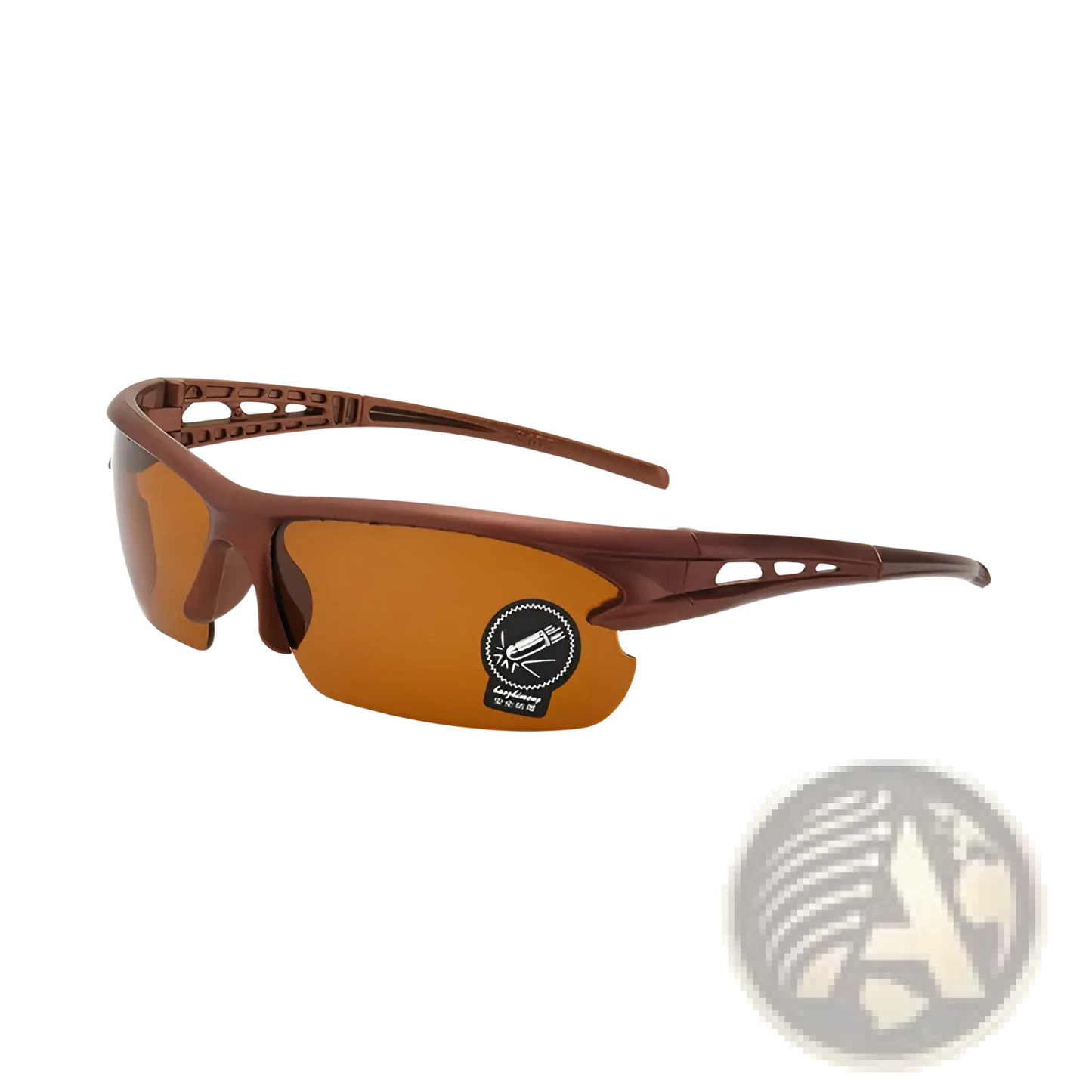 Aerodynamic Aerodynamic Sports Sunglasses with High Visibility Lenses