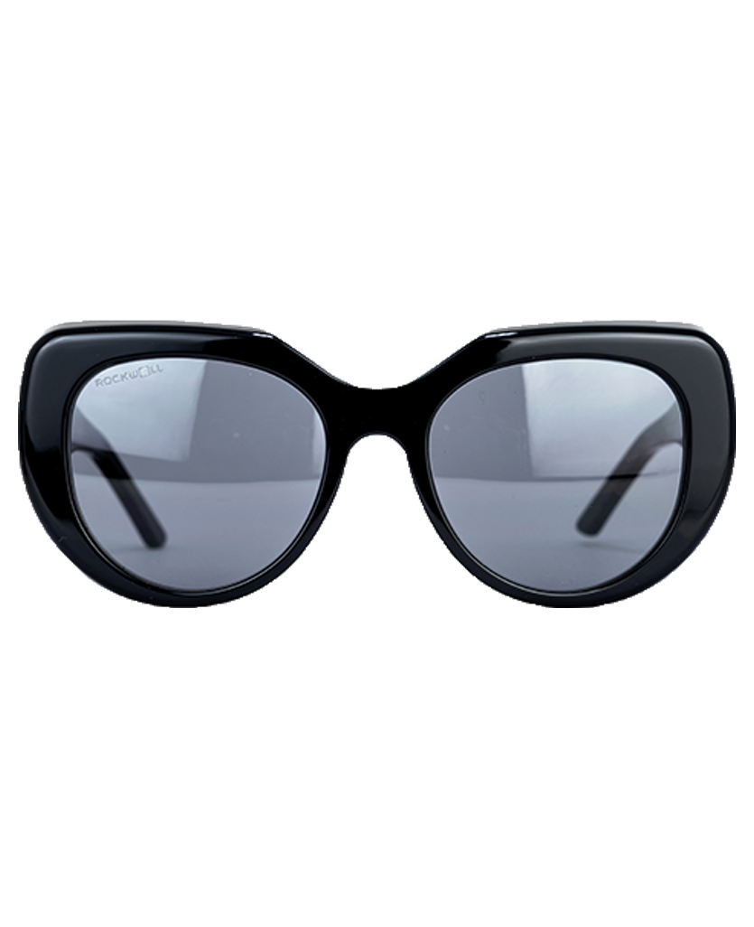 Amalfi (Black/Black) / Handcrafted in Italy / Premium Acetate Frames / Durability and A Sophisticated Aesthetic