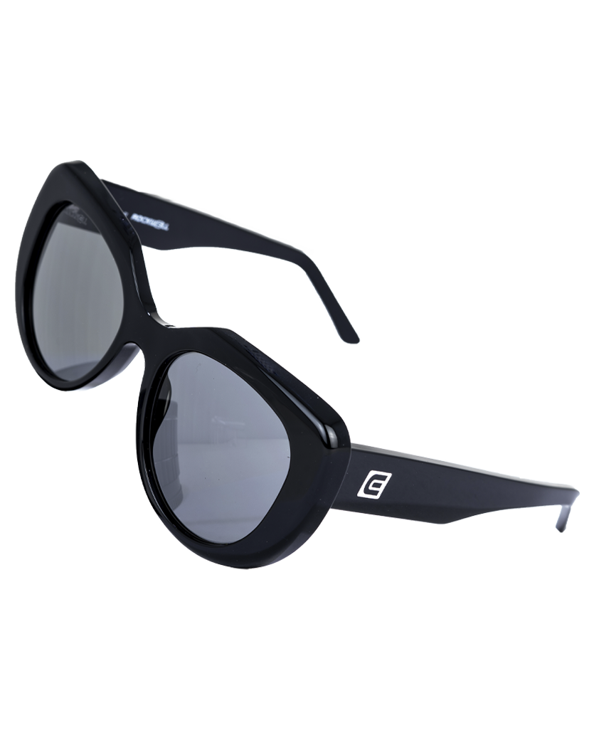 Amalfi (Black/Black) / Handcrafted in Italy / Premium Acetate Frames / Durability and A Sophisticated Aesthetic