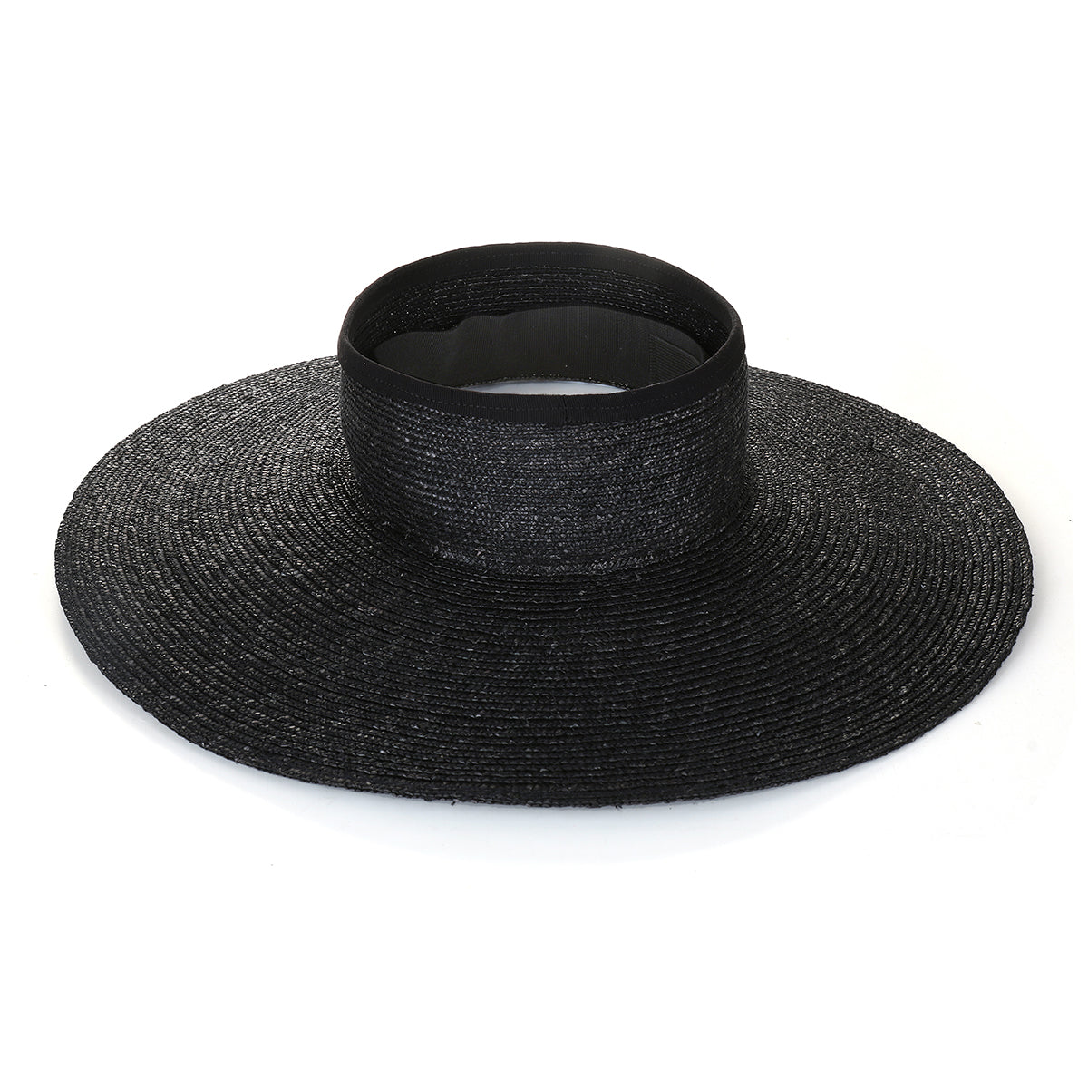 Sola — Milan Straw Open Crown Hat / Handcrafted in the USA / 5" Open Crown
