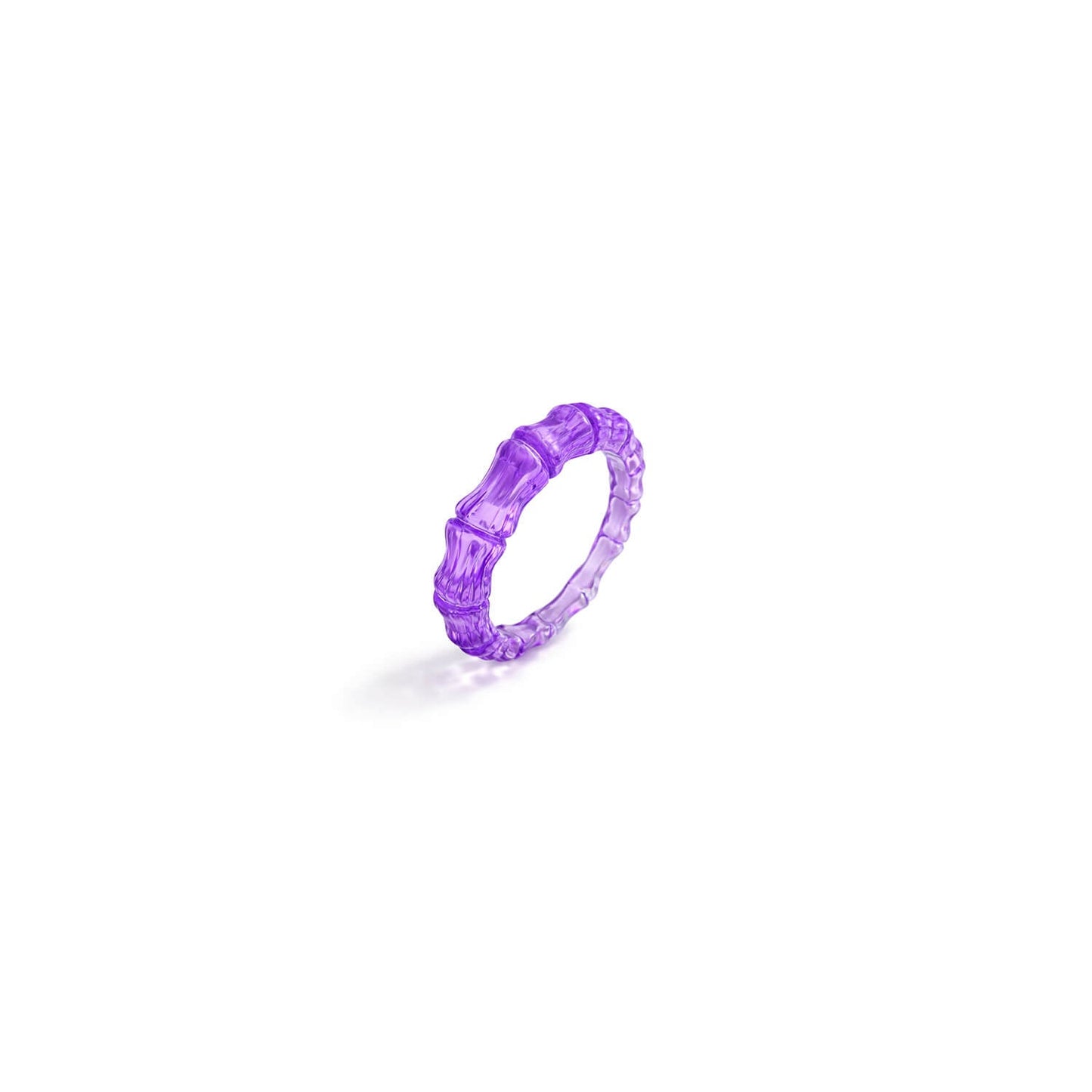 Bamboo Lucite Rings