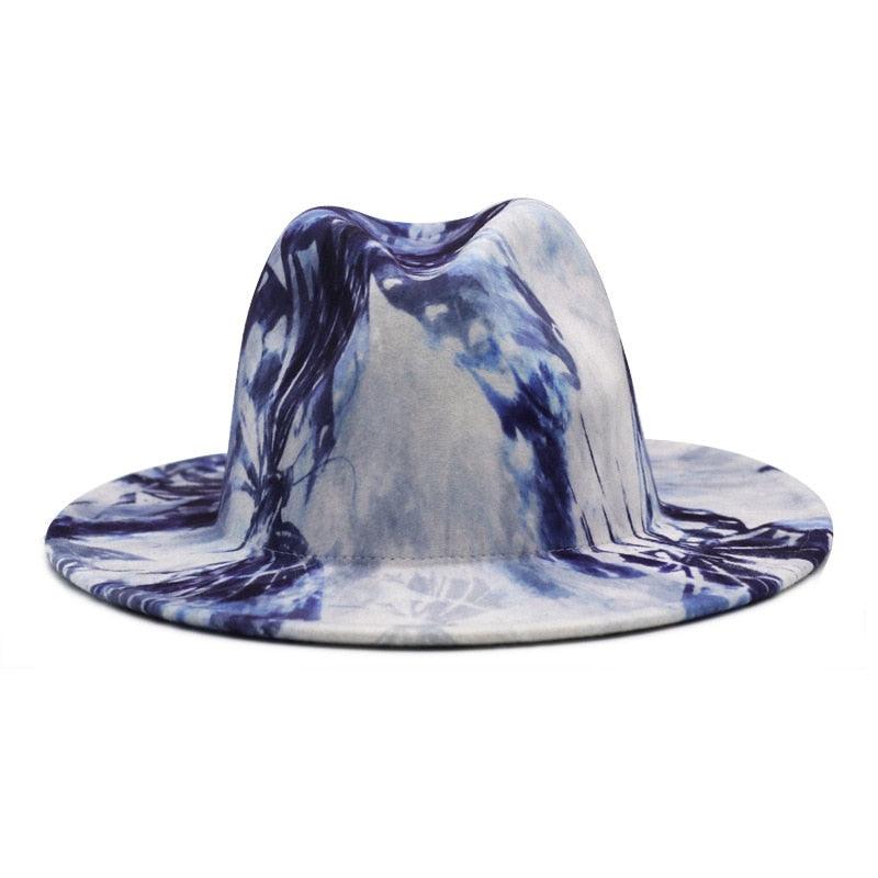 Beautiful Two Tone Luxury Fedora Hat / Men's and Women's Hat /  Unique Retro Design / 56-58CM