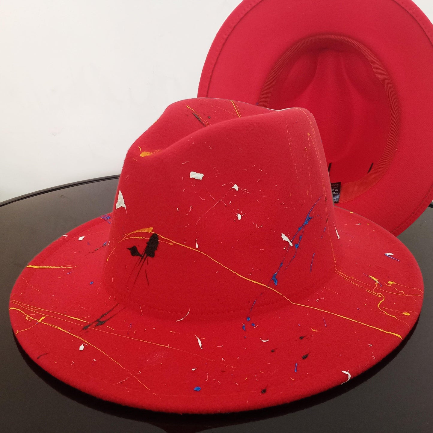 Beautiful Two Tone Luxury Fedora Hat / Men's and Women's Hat /  Unique Retro Design / 56-58CM