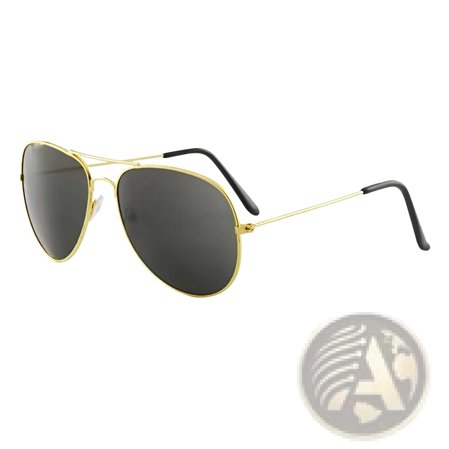 Classic Gold Rimmed Aviator Uv Protection Sunglasses