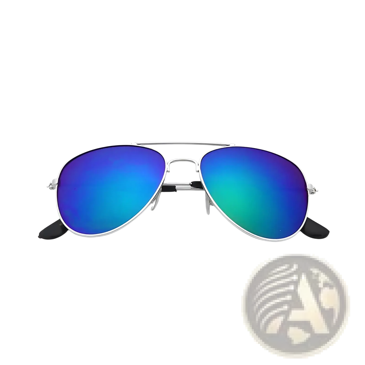 Classic Unisex Metal Aviator Sunglasses with Uv Protection