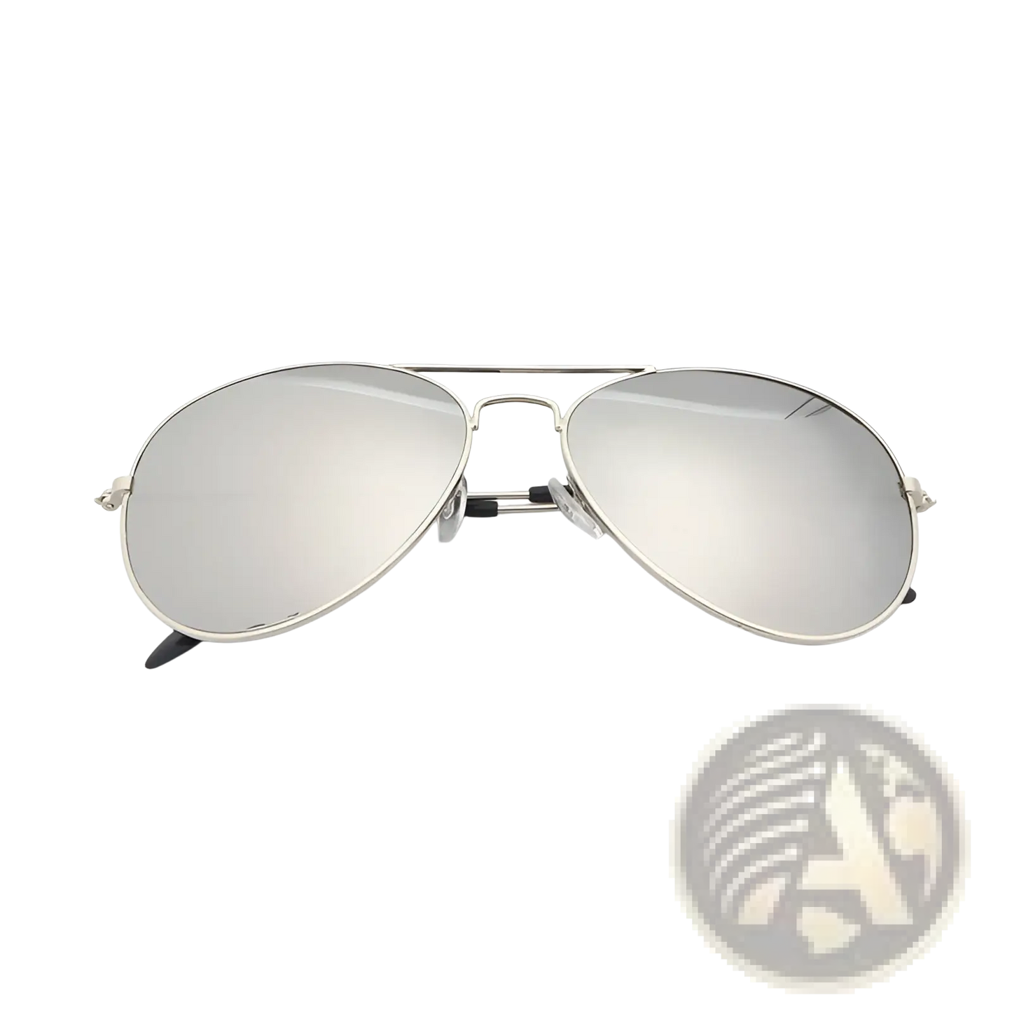 Classic Unisex Metal Aviator Sunglasses with Uv Protection