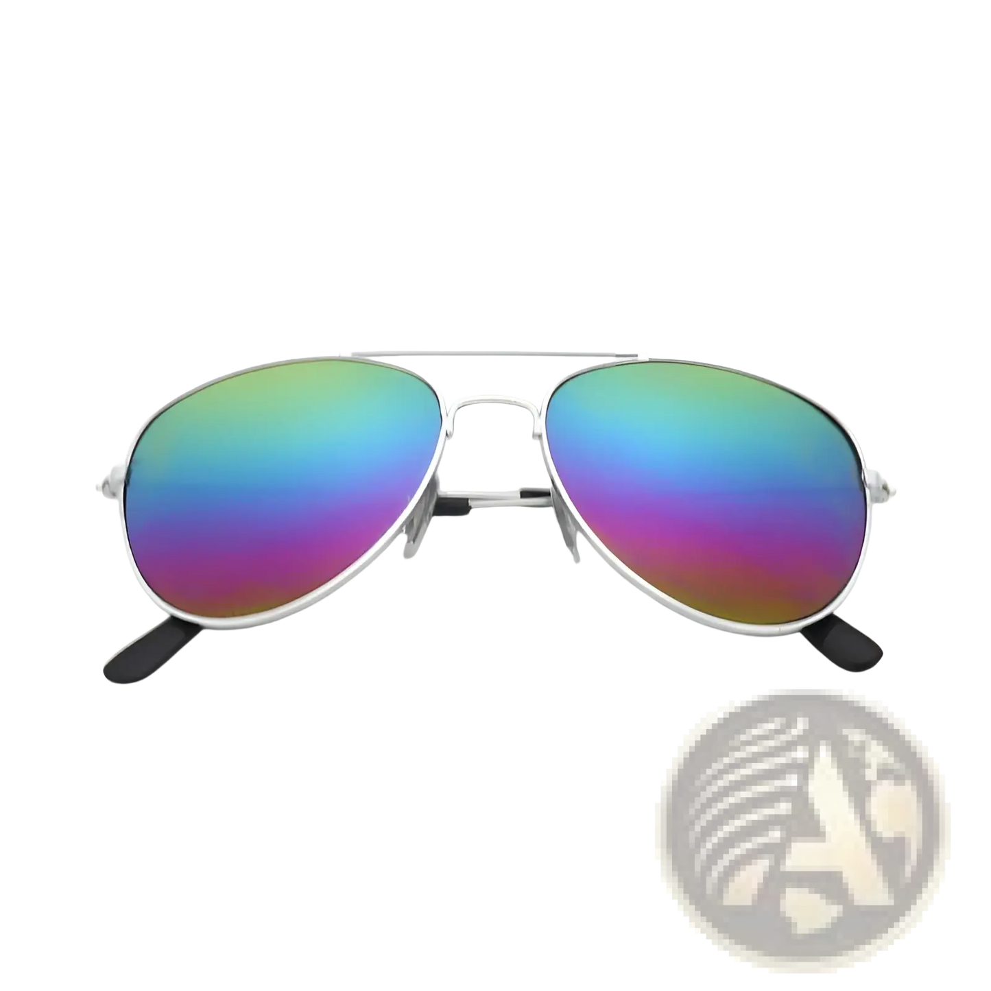 Classic Unisex Metal Aviator Sunglasses with Uv Protection