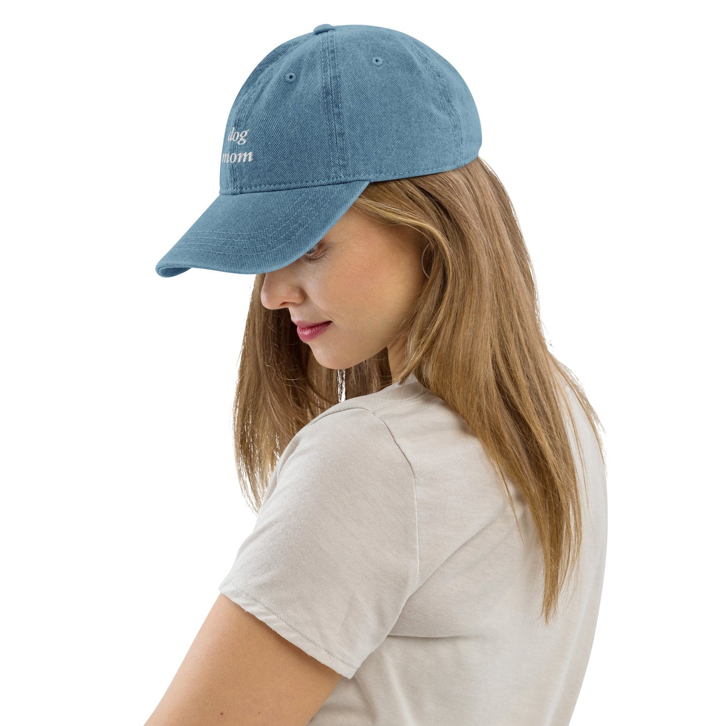 Dog Mom Embroidered Hat