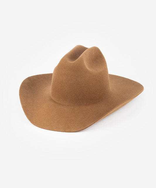 Teddy Cattleman Cowboy Hat / Classic Western Cattleman Crown / Wide Brim / High-quality Felt