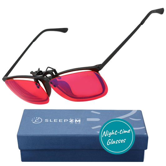 Night-time Max Clip-on Blue Light Blocking Glasses / Late-night Gaming / Flip-up Feature