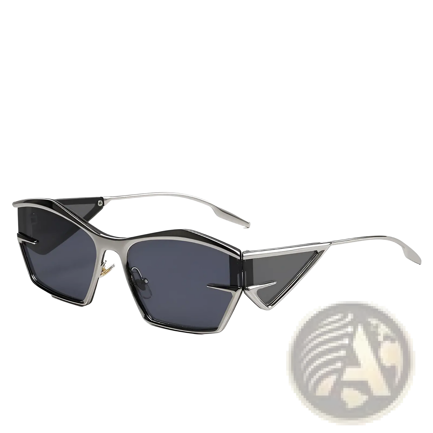 Geometric Shield Uv400 Fashion Sunglasses