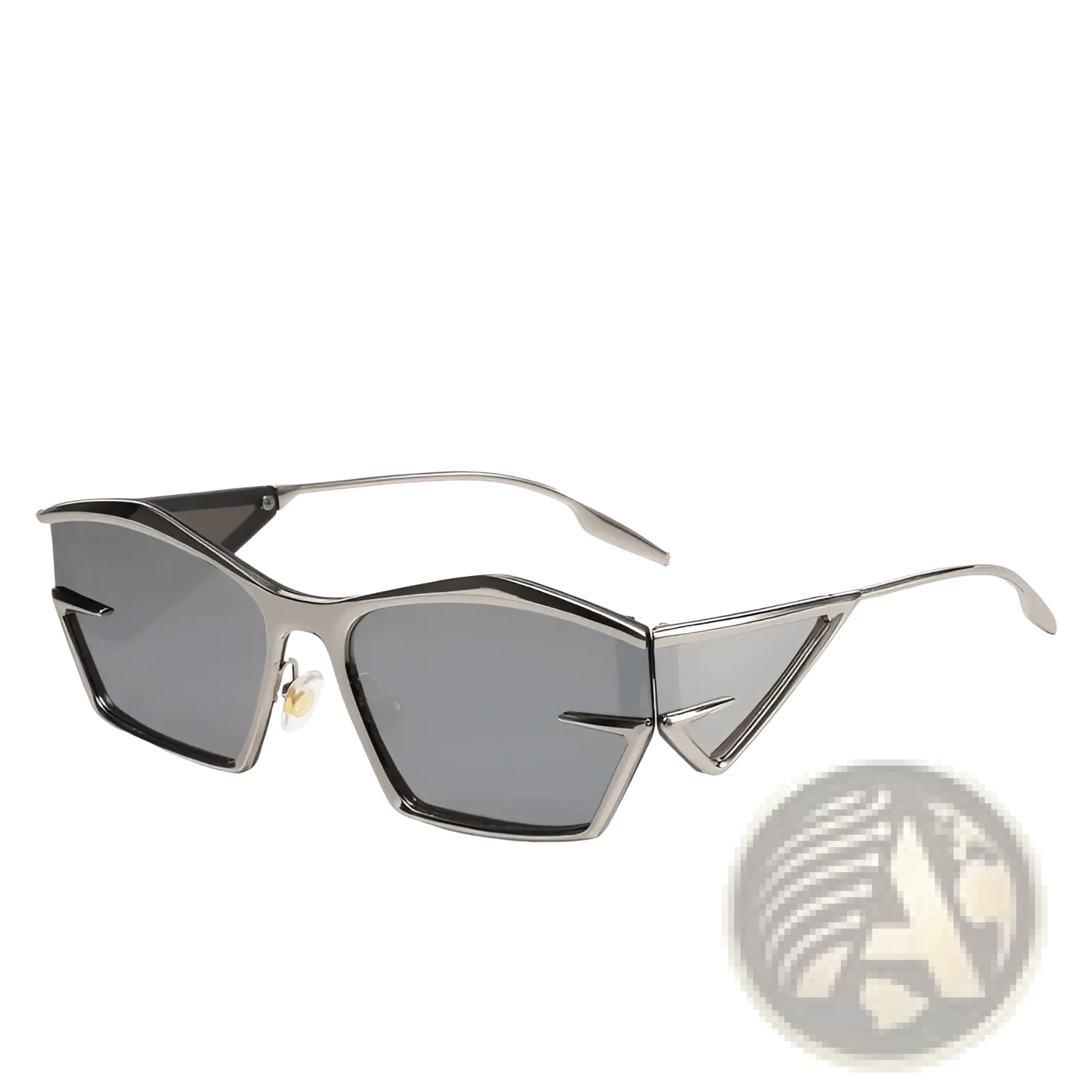 Geometric Shield Uv400 Fashion Sunglasses