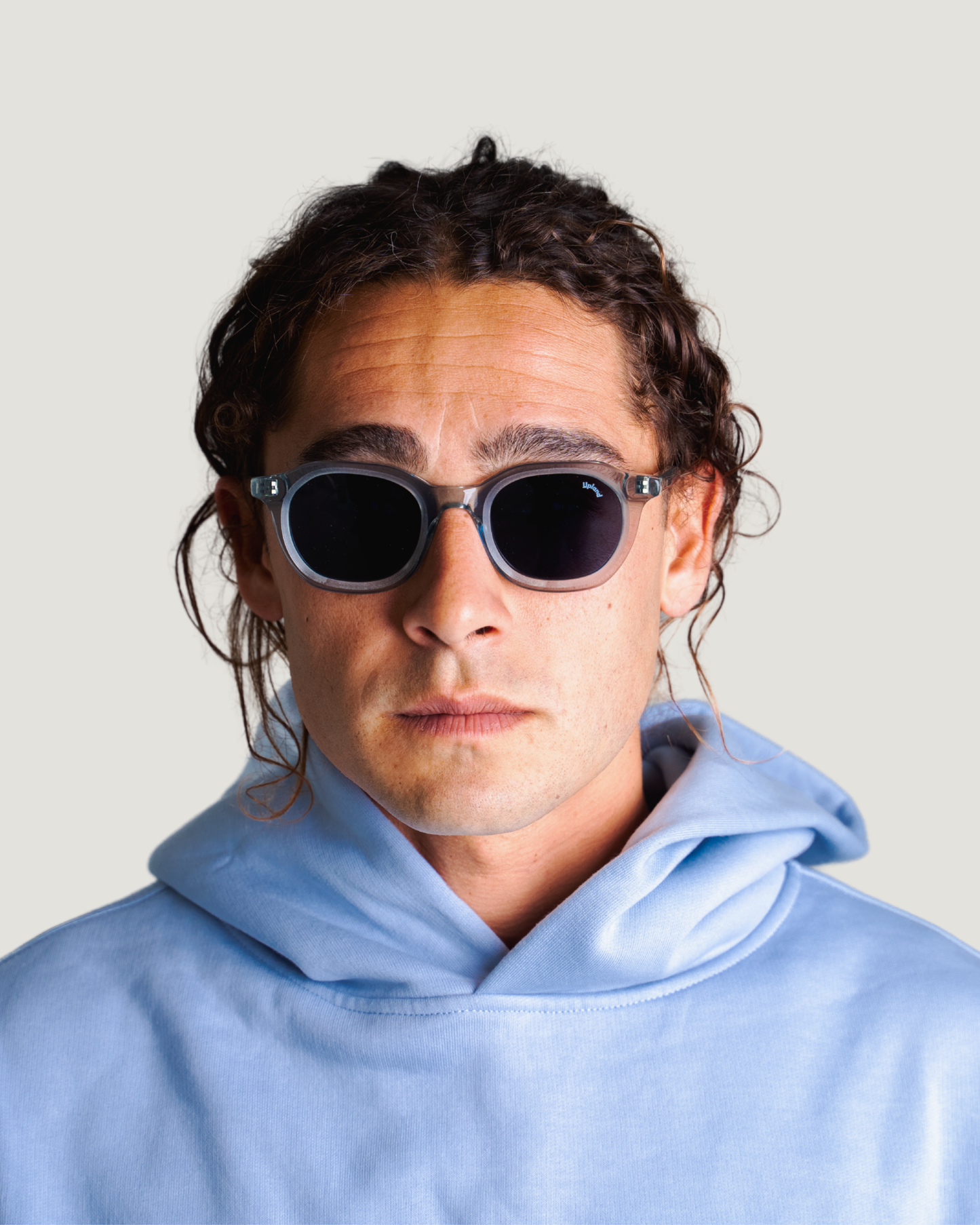 Gray Retro Sunglasses