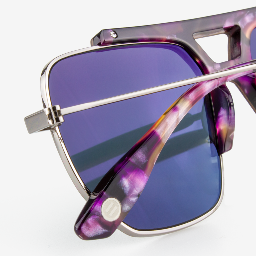 Hudson - Metal & Wood Sunglasses / Polarized / Handcrafted / Anti-reflective Coating