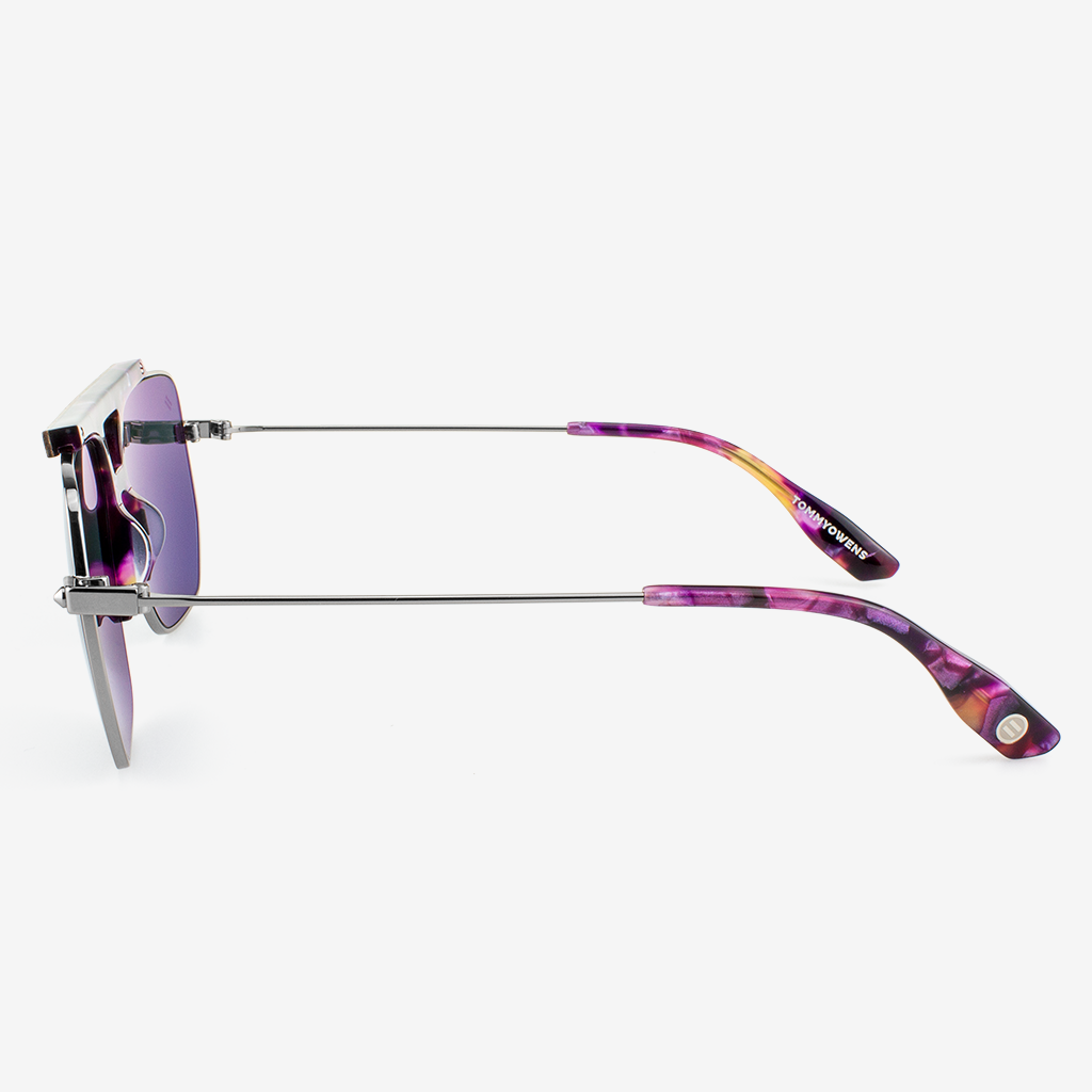 Hudson - Metal & Wood Sunglasses / Polarized / Handcrafted / Anti-reflective Coating