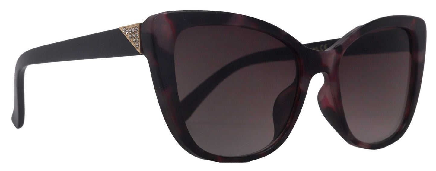 Parisian, High-End Line Bifocal (Clear On Top) Sun Readers for Women OR Non-Bifocal Readers Sunglasses (Purple, Pink N BK) NY Fifth Avenue