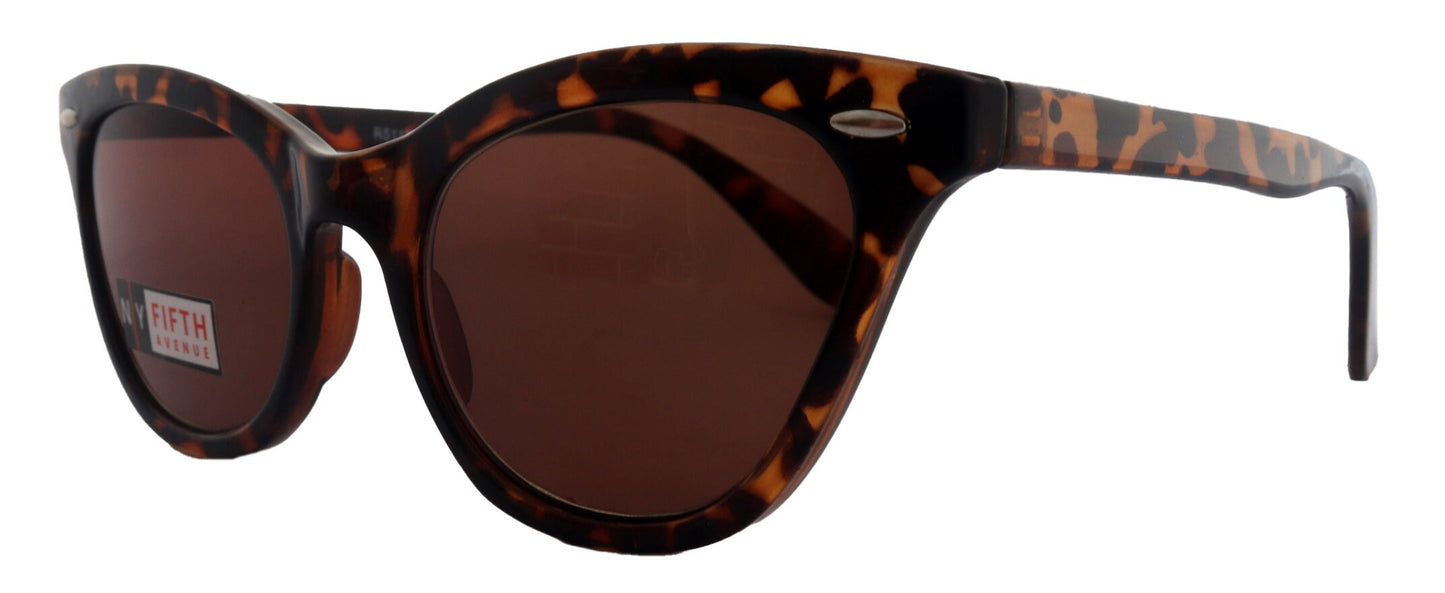 Gatsby, High-End  Sun Readers for Women Non-Bifocal Readers Sunglasses (Brown Tortoiseshell) NY Fifth Avenue