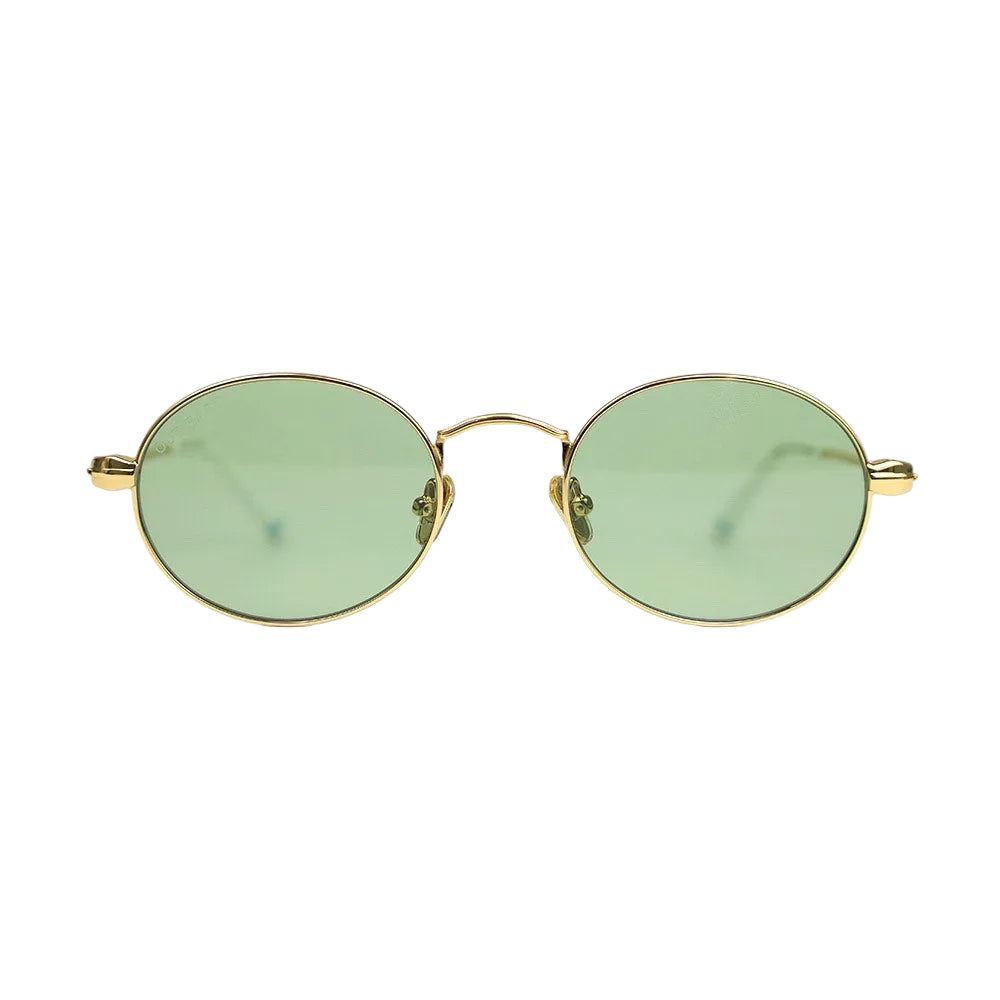 The Meadow Sunglasses / Classic Rounded / Polarized 100% UV Protection / Handcrafted Stainless Steel Frame