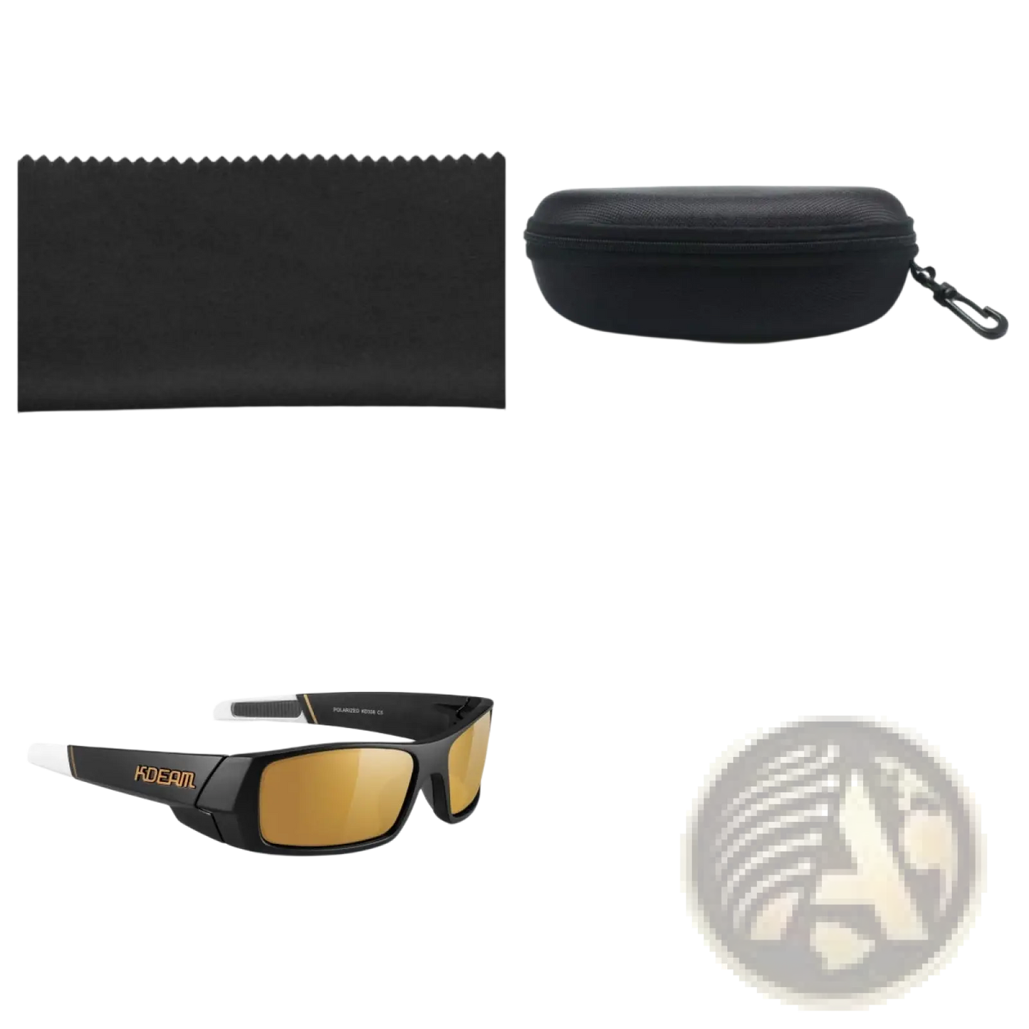 Koda Sport Polarized Square Mirror Lens Sunglasses