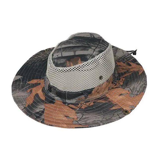 Men's Adjustable Sun Hat / Camo Men's Outdoor Cap / Premium UV Protection