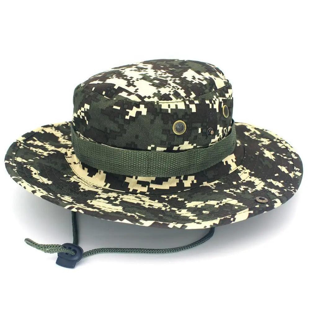 Men's Adjustable Sun Hat / Camo Men's Outdoor Cap / Premium UV Protection