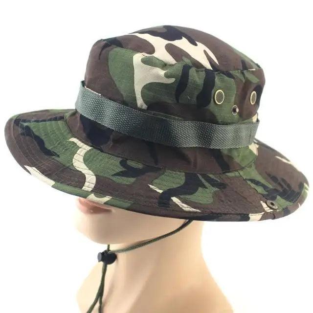 Men's Adjustable Sun Hat / Camo Men's Outdoor Cap / Premium UV Protection