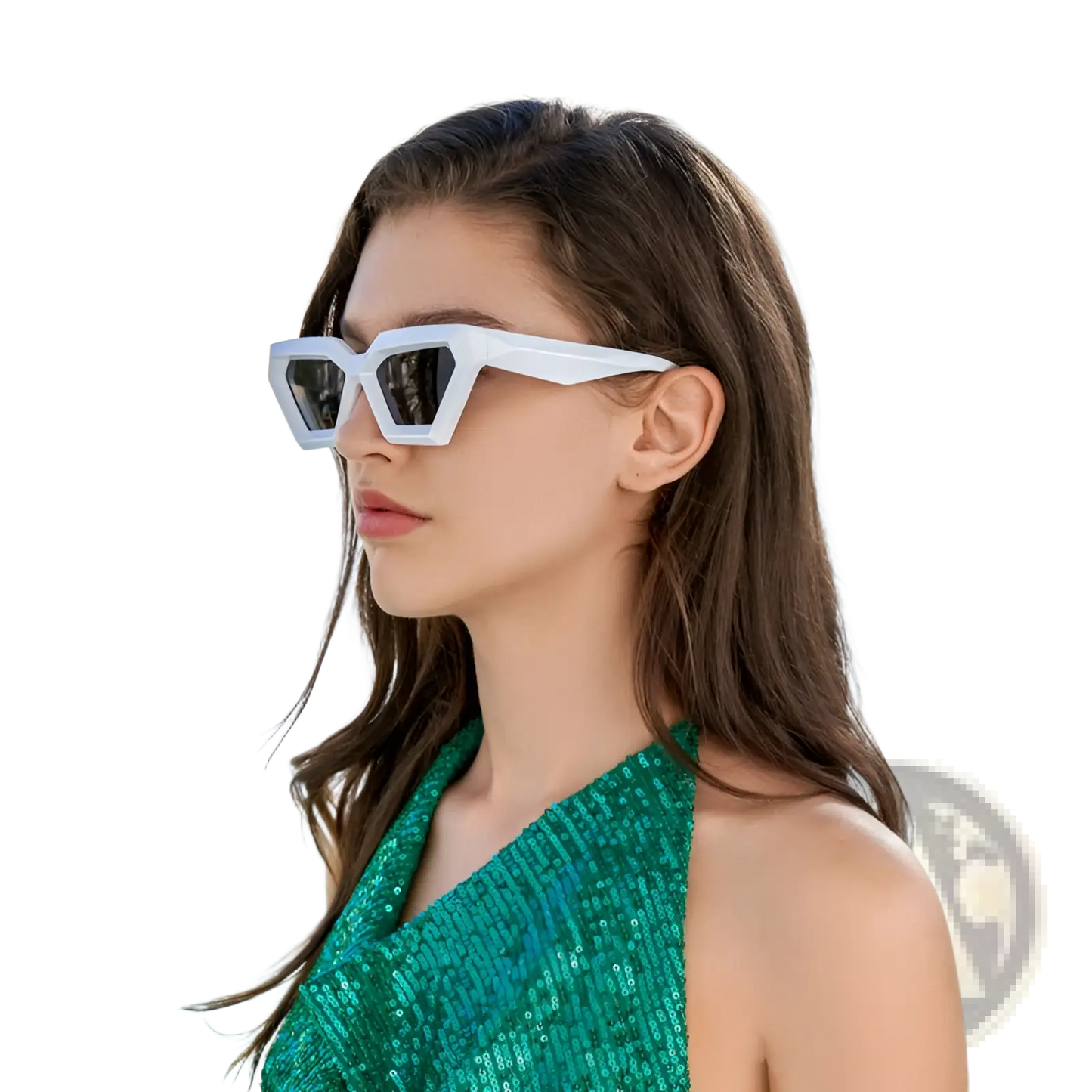 Modern Irregular Cat Eye Uv400 Geometric Sunglasses