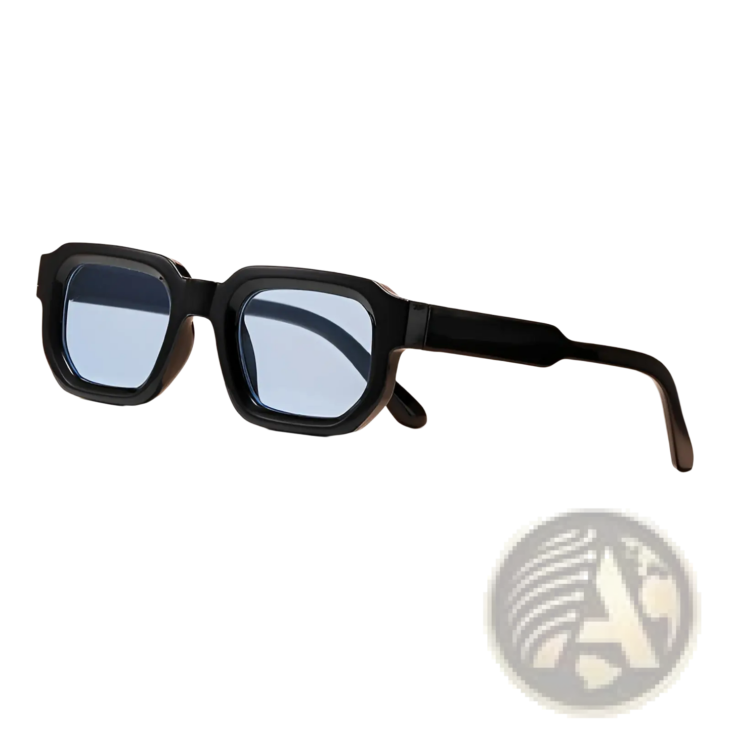 Modern Square Frame Retro Tinted Sunglasses