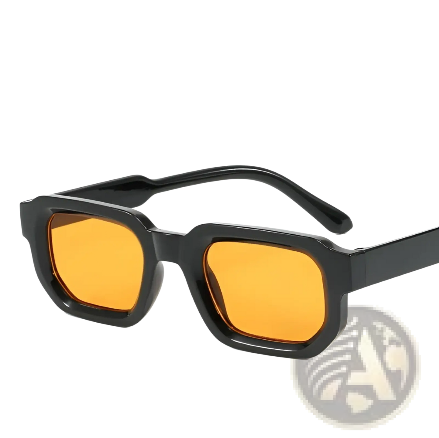 Modern Square Frame Retro Tinted Sunglasses