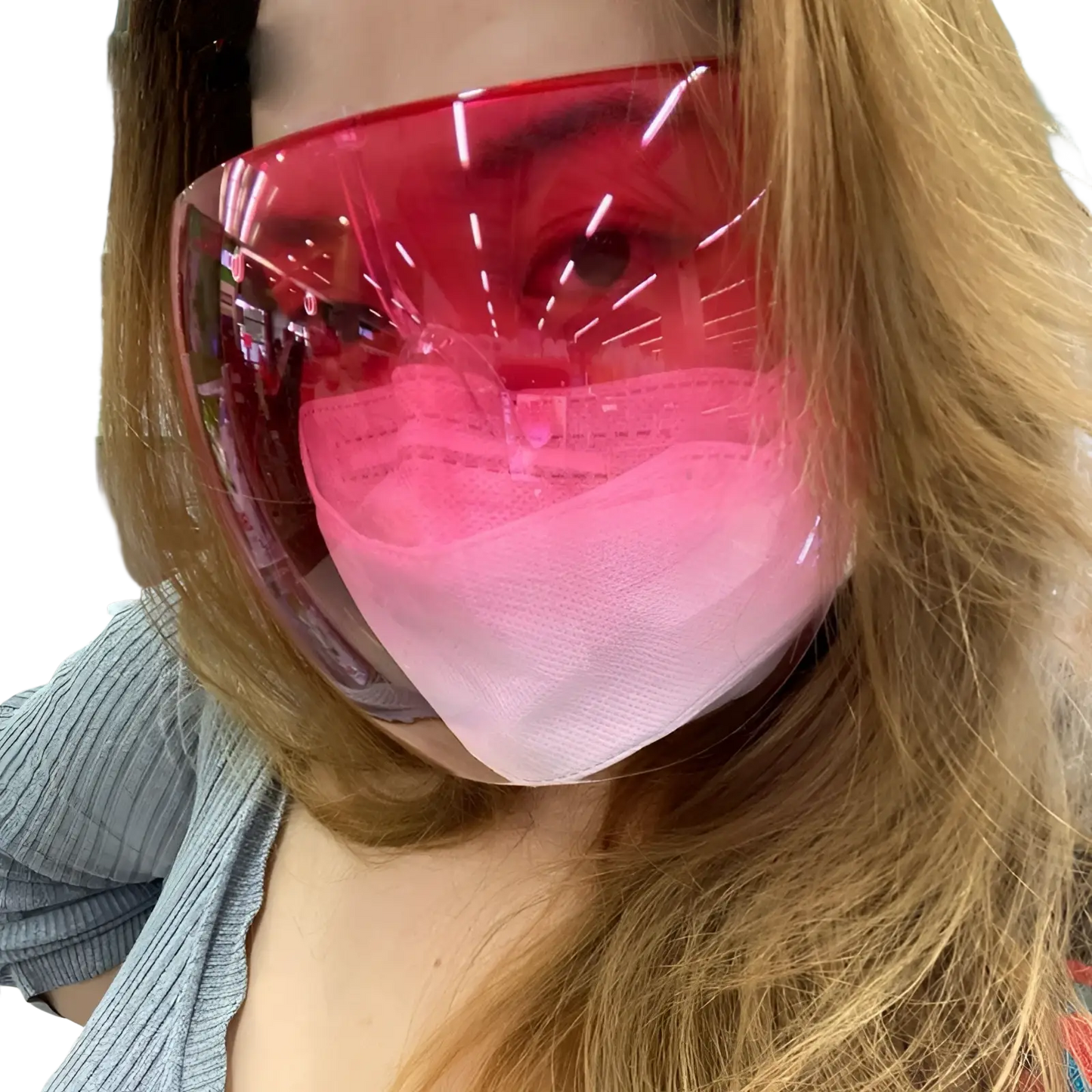 Multifunctional Anti-splash Iridescent Shield Sunglasses