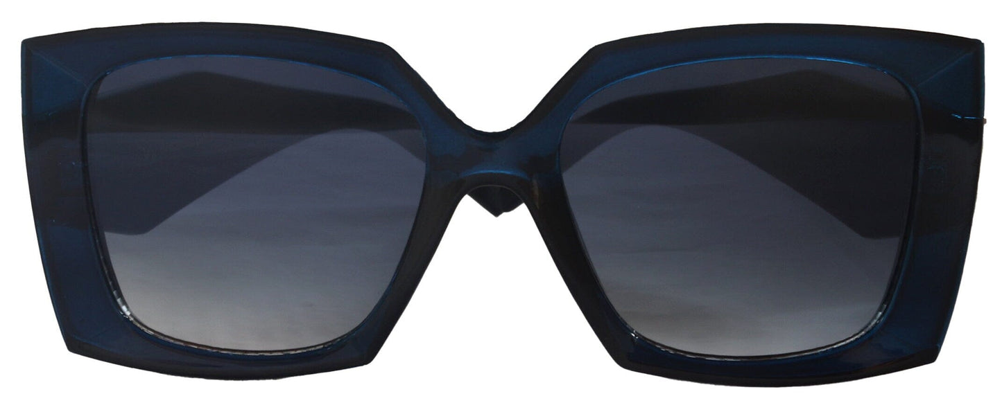 Penelope Fashion High End Line Bifocal OR Non-Bifocal Reading Sunglasses Blue  Inspired by NY Fifth Avenue